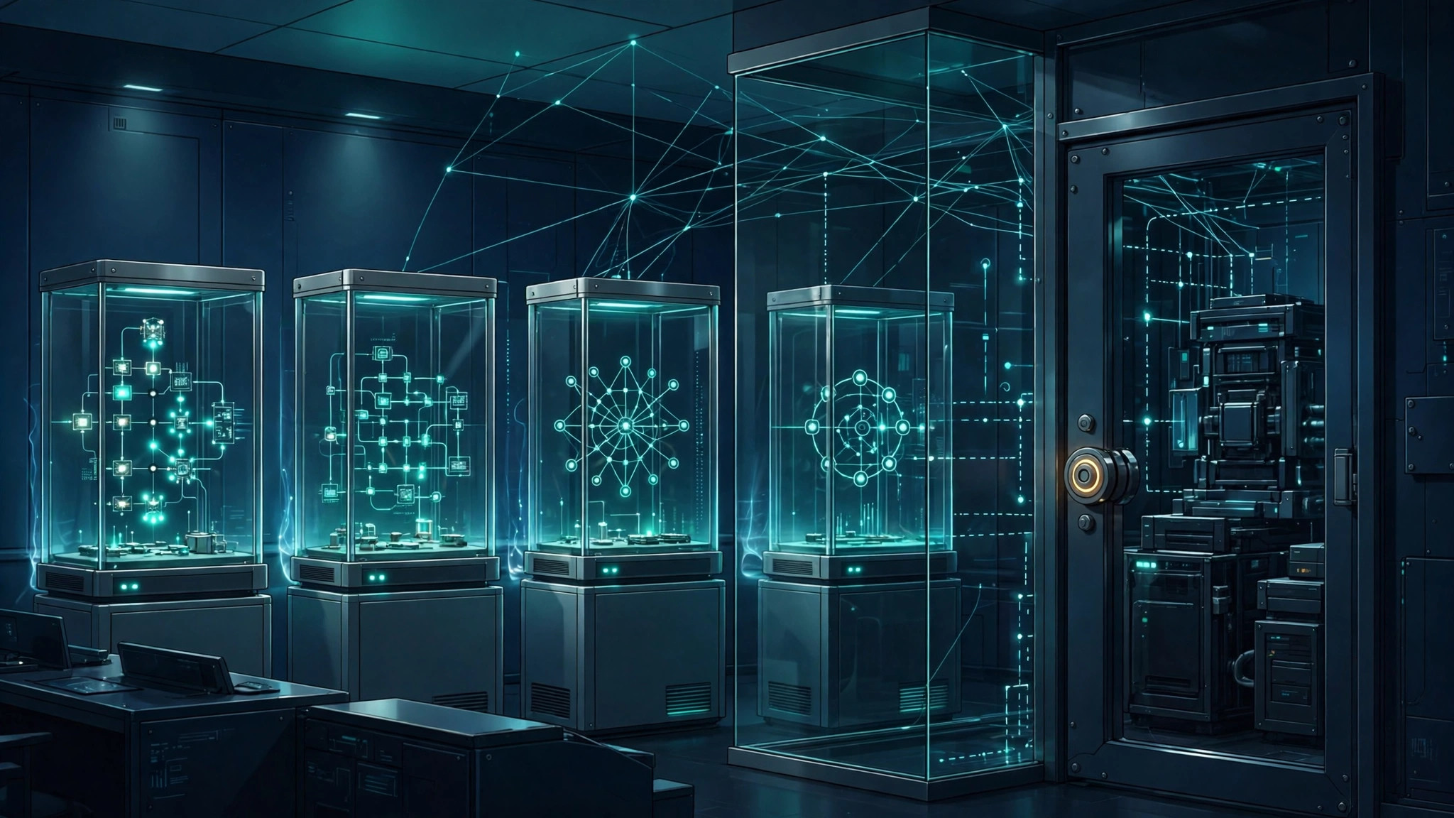 Isolated AI agent sandboxes separated from a locked production core